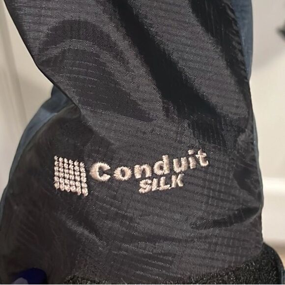 Mountain Hardwear  blue & black conduit silk jacket size Medium - Picture 7 of 9